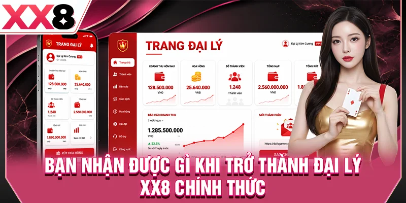 Bạn nhận được gì khi trở thành đại lý XX8 chính thức